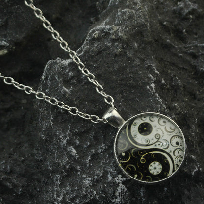 Celestial Yin-Yang Balance Necklace