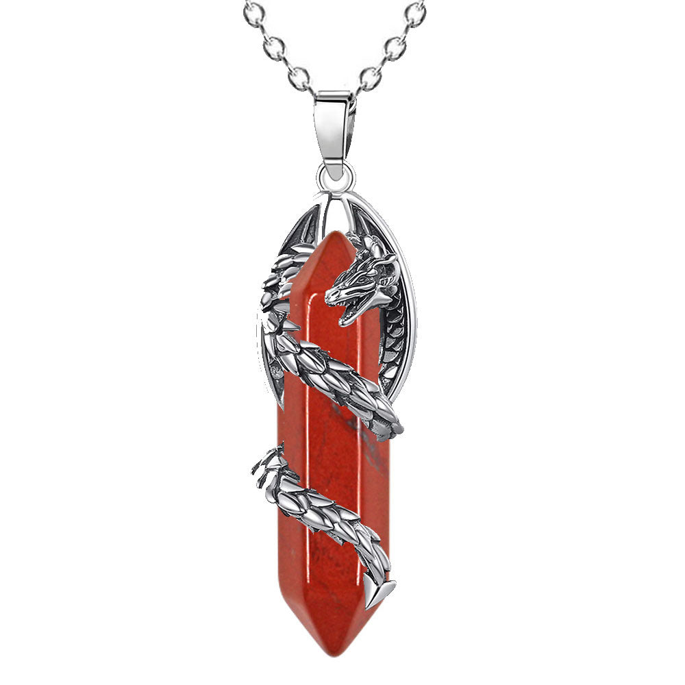 Celestial Dragonfang Crystal Necklace