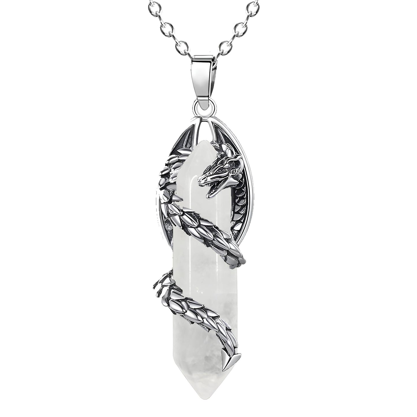 Celestial Dragonfang Crystal Necklace