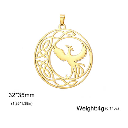 Phoenix Knot of Eternal Rise Necklace
