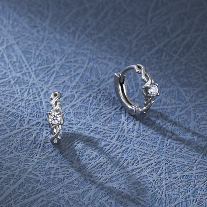 Thornkiss Crystal Hoops