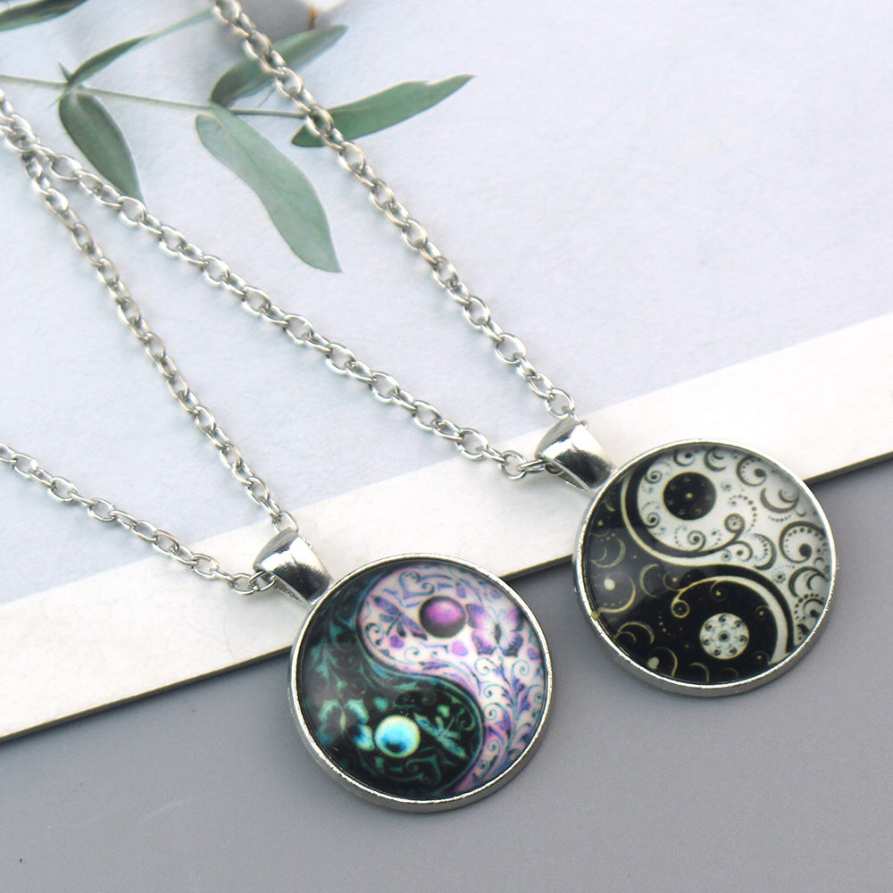 Celestial Yin-Yang Balance Necklace