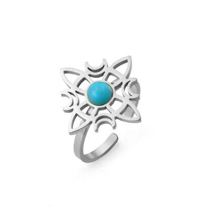 Sacred Witches Knot Bloom Ring