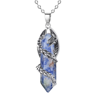 Celestial Dragonfang Crystal Necklace
