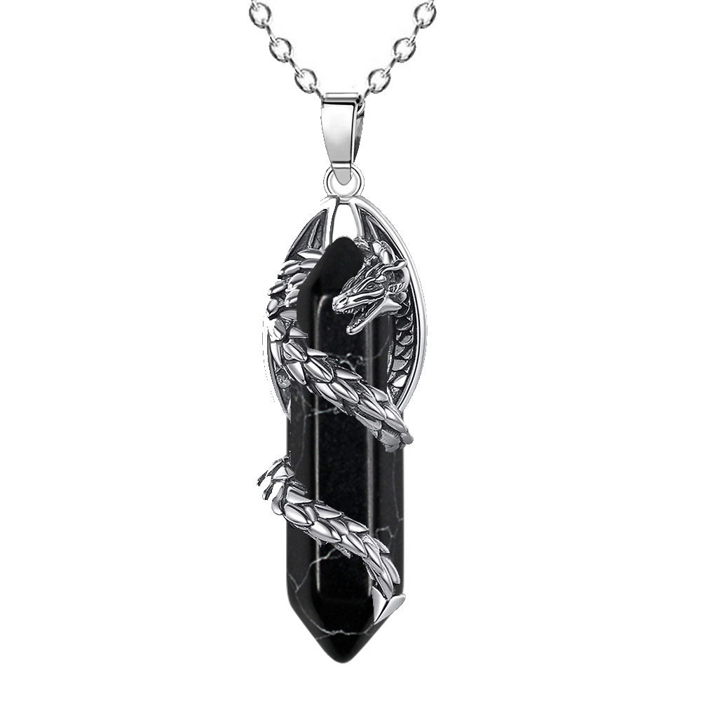 Celestial Dragonfang Crystal Necklace