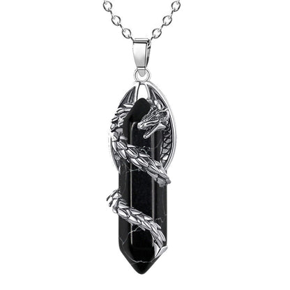 Celestial Dragonfang Crystal Necklace