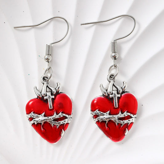 Gothic Sigil of the Dark Earrings
