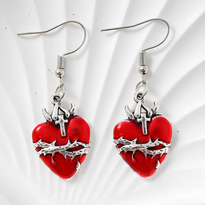 Gothic Sigil of the Dark Earrings