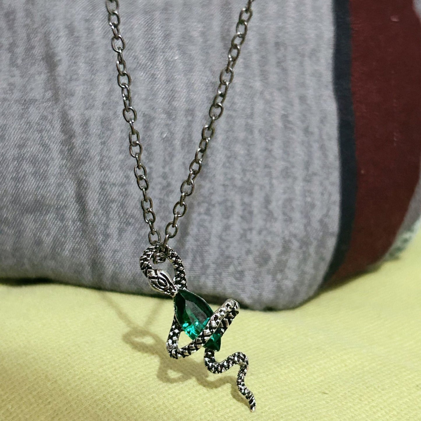 Snake’s Embrace Emerald Necklace