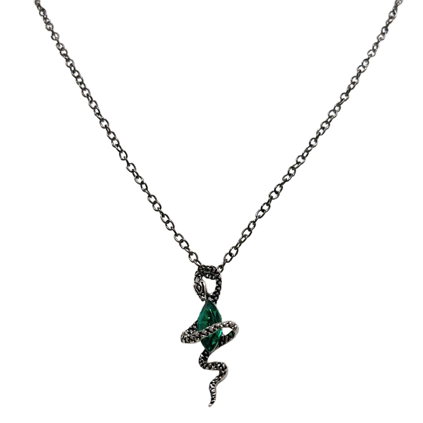 Snake’s Embrace Emerald Necklace