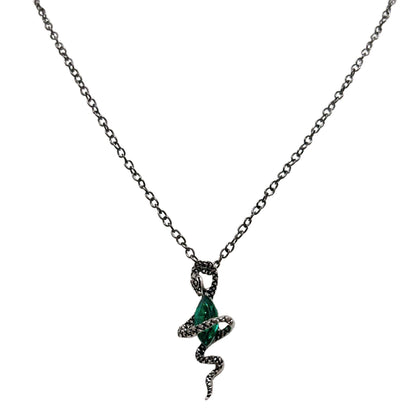 Snake’s Embrace Emerald Necklace