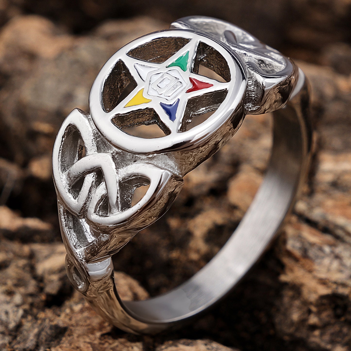 Elemental Unity Pentacle Ring