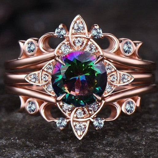 Rainbow Magick Trinity Ring