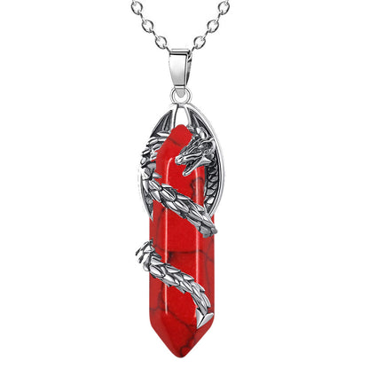 Celestial Dragonfang Crystal Necklace