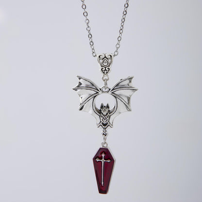 Coffin's Guardian Gothic Necklace