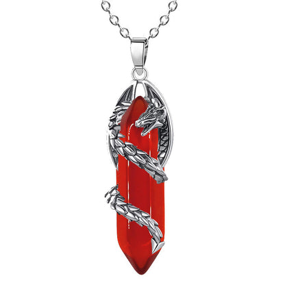 Celestial Dragonfang Crystal Necklace