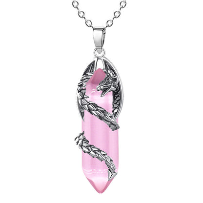 Celestial Dragonfang Crystal Necklace