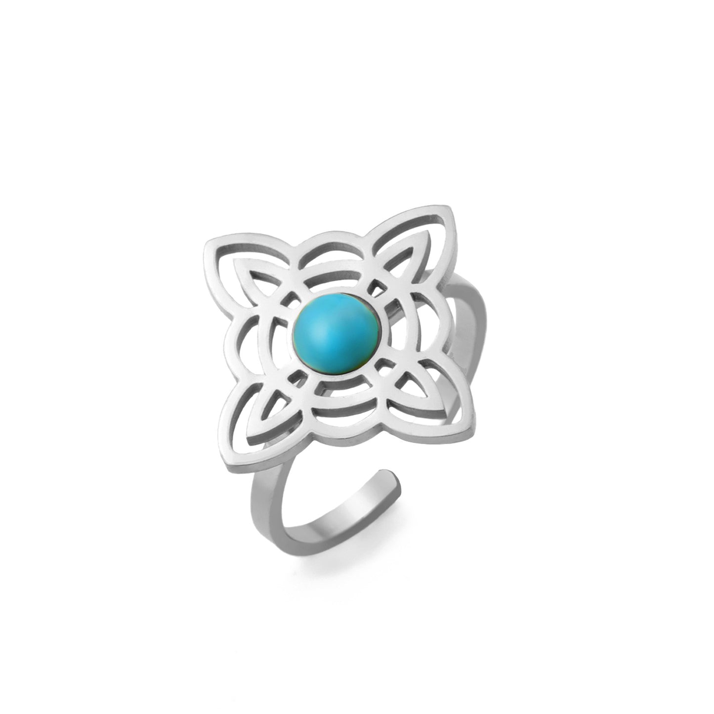 Sacred Witches Knot Bloom Ring