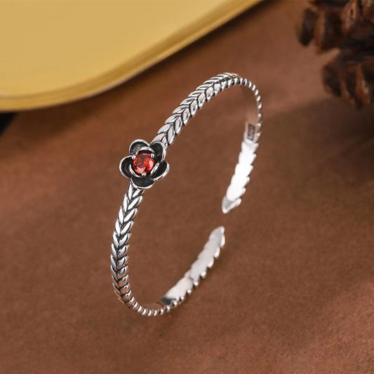 Blossomfire Woven Cuff