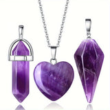 3pc Amethyst Necklace