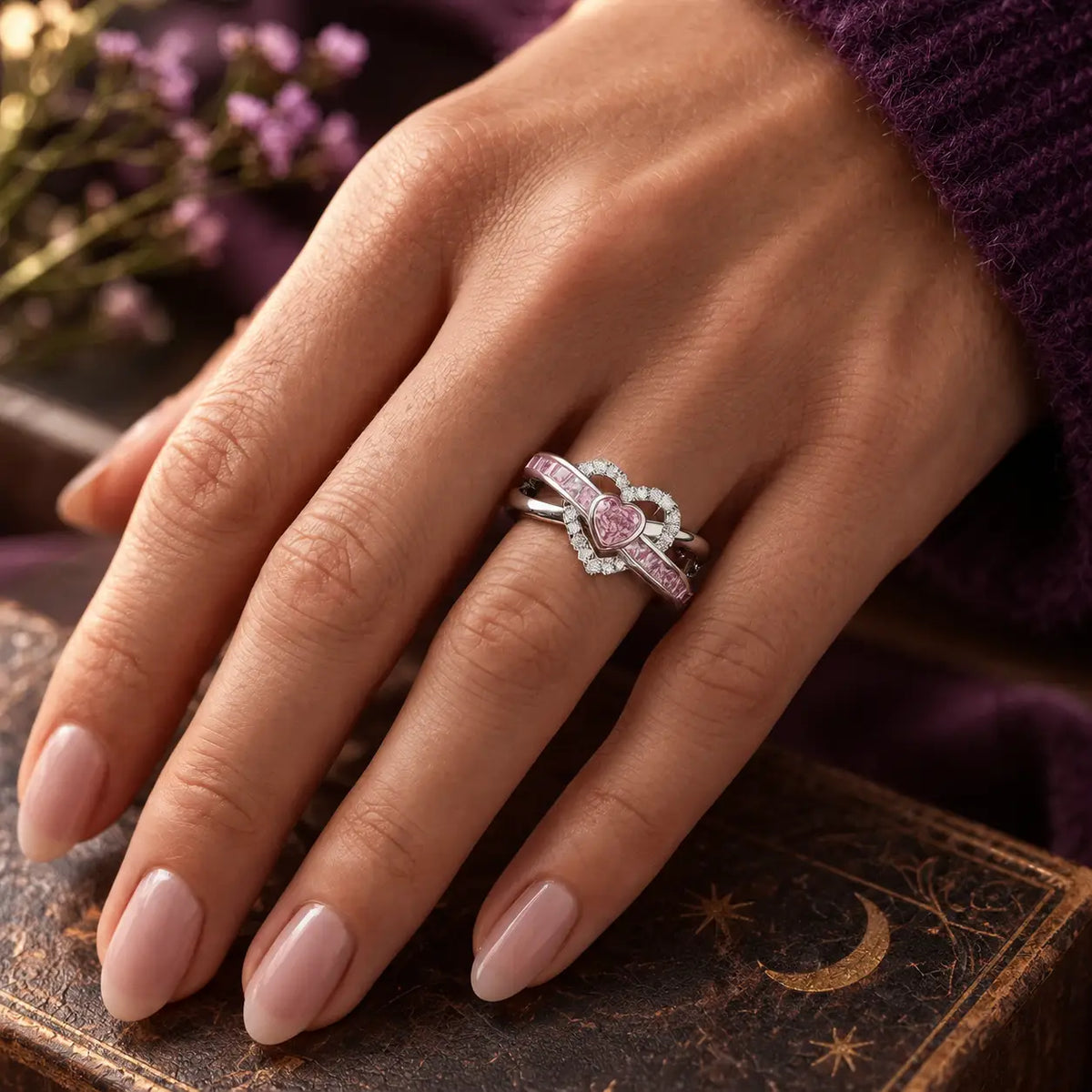 Eternal Heart Crystal Ring
