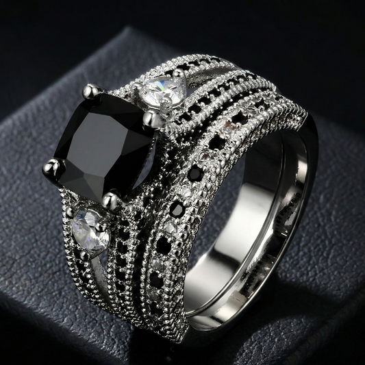 FREE TODAY:  Obsidian Crown of the Veil Ring