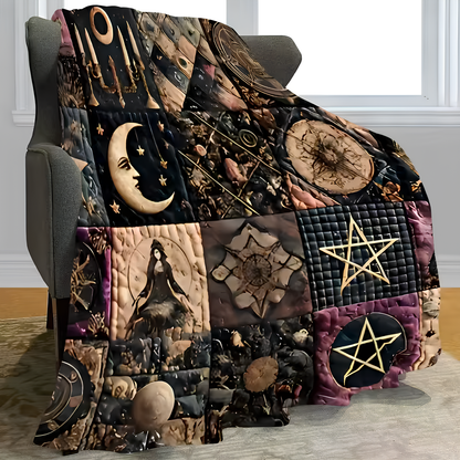 Midnight Magick Patchwork Blanket