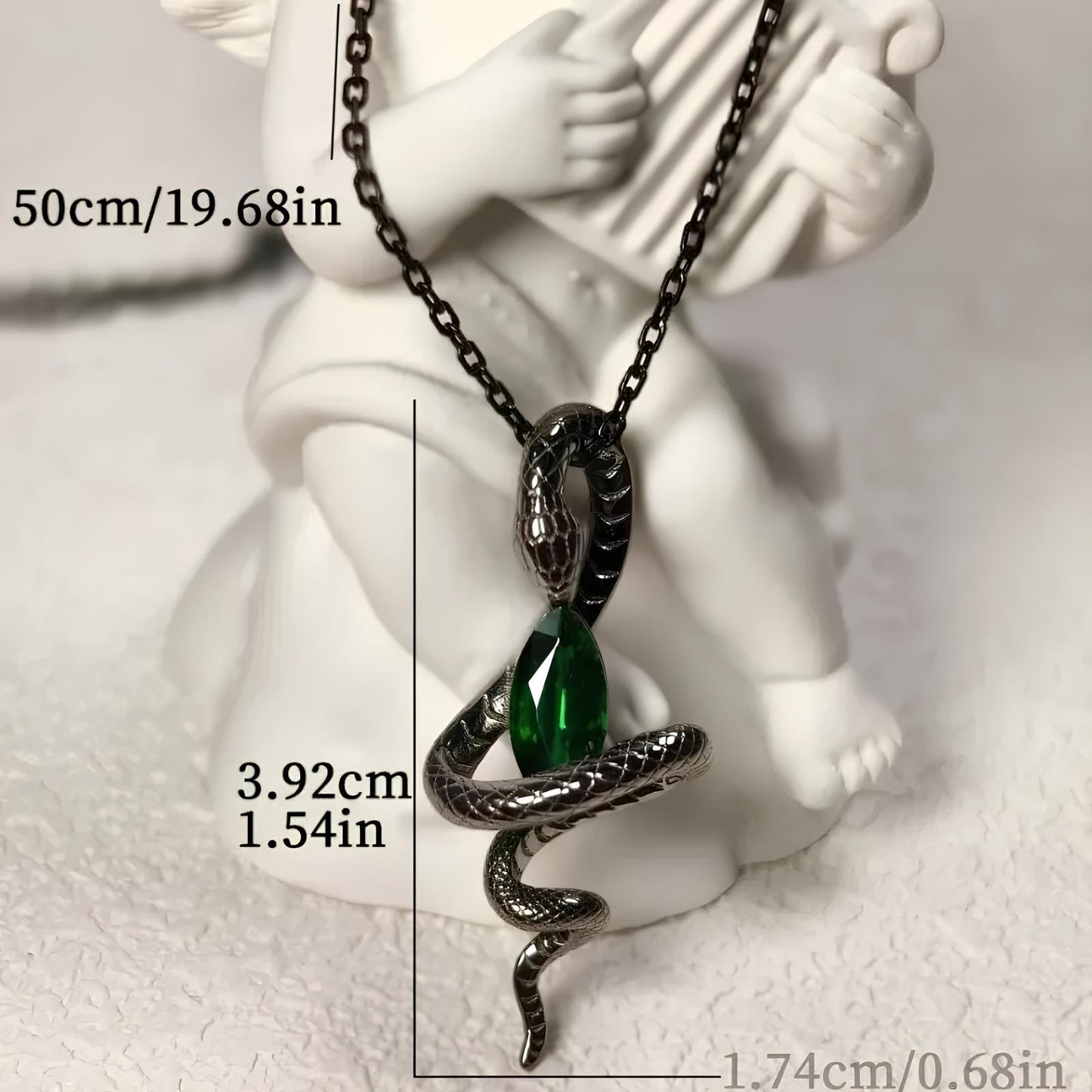 Snake’s Embrace Emerald Necklace