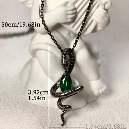 Snake’s Embrace Emerald Necklace