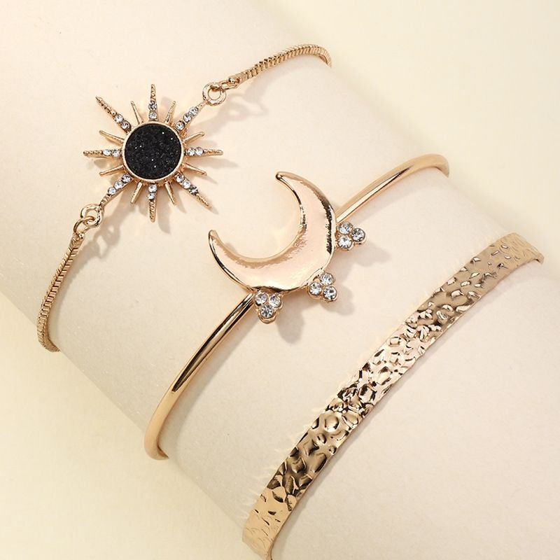 Mystical Celestial Trio Bracelet Set