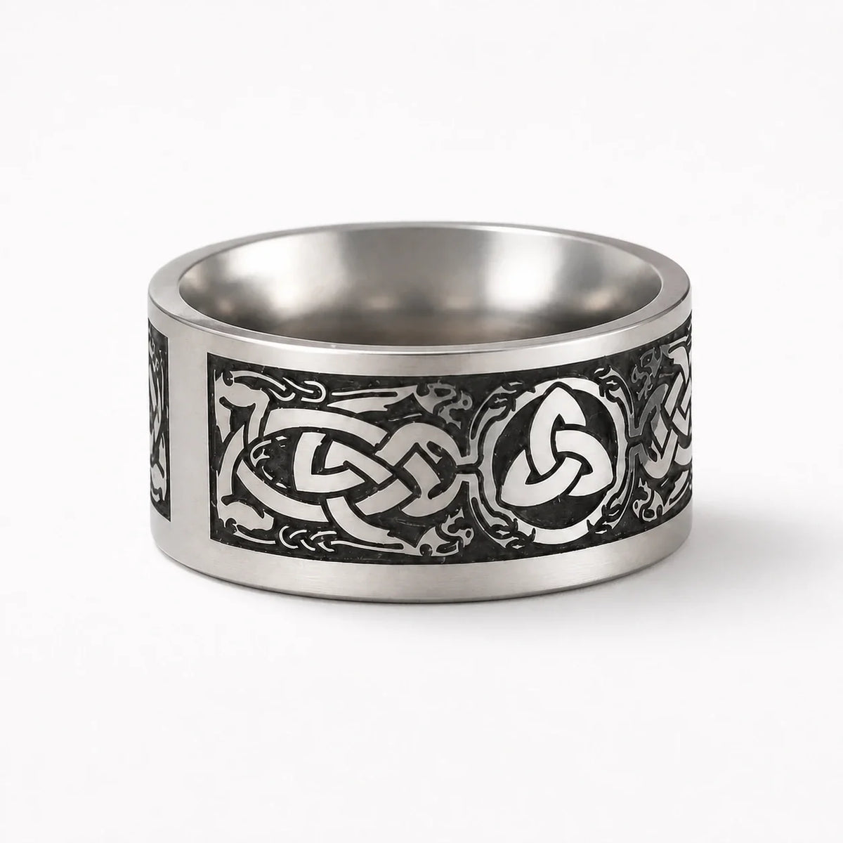 Triquetra Knot Ring studio product photo