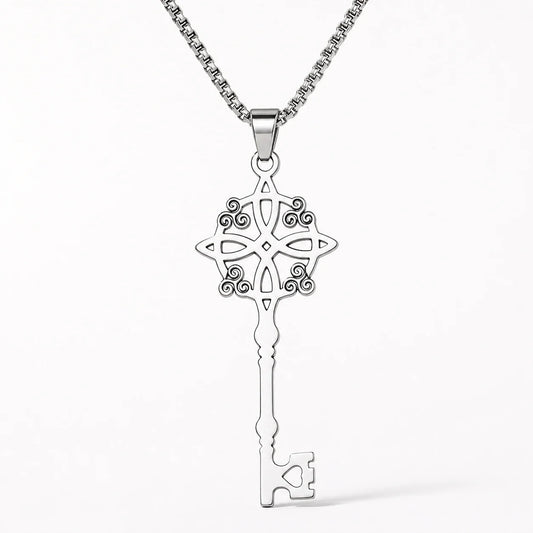 Witches Knot Key Necklace studio product photo