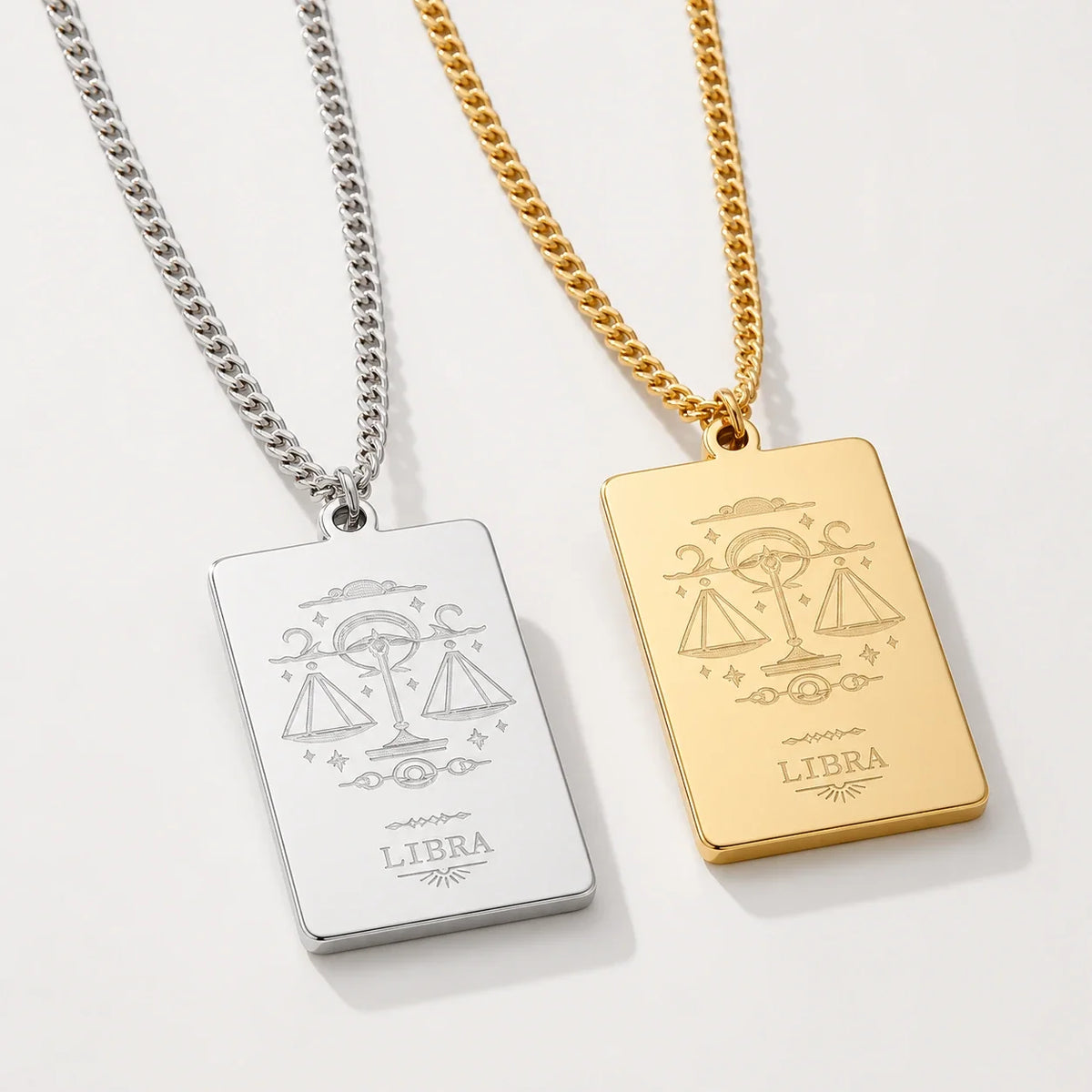 Zodiac Sign Guidance Necklace studio product photo