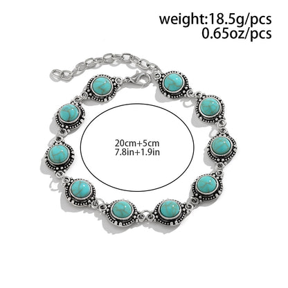 Mystic Turquoise Anklet