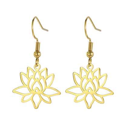 Lotus Radiance Bloom Earrings