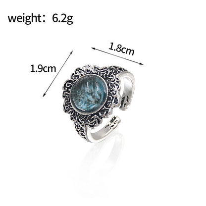 Twilight Labyrinth Crystal Ring