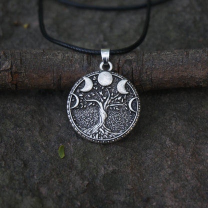 Moon Phase Tree of Life Necklaces