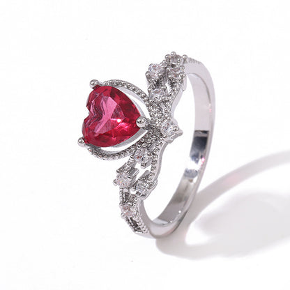 Crimson Enchantress Love Ring