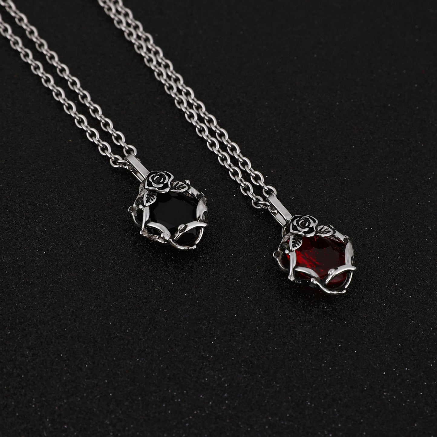 Twilight Rose Necklace