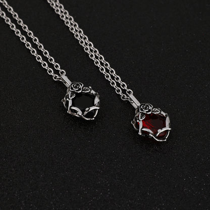 Twilight Rose Necklace