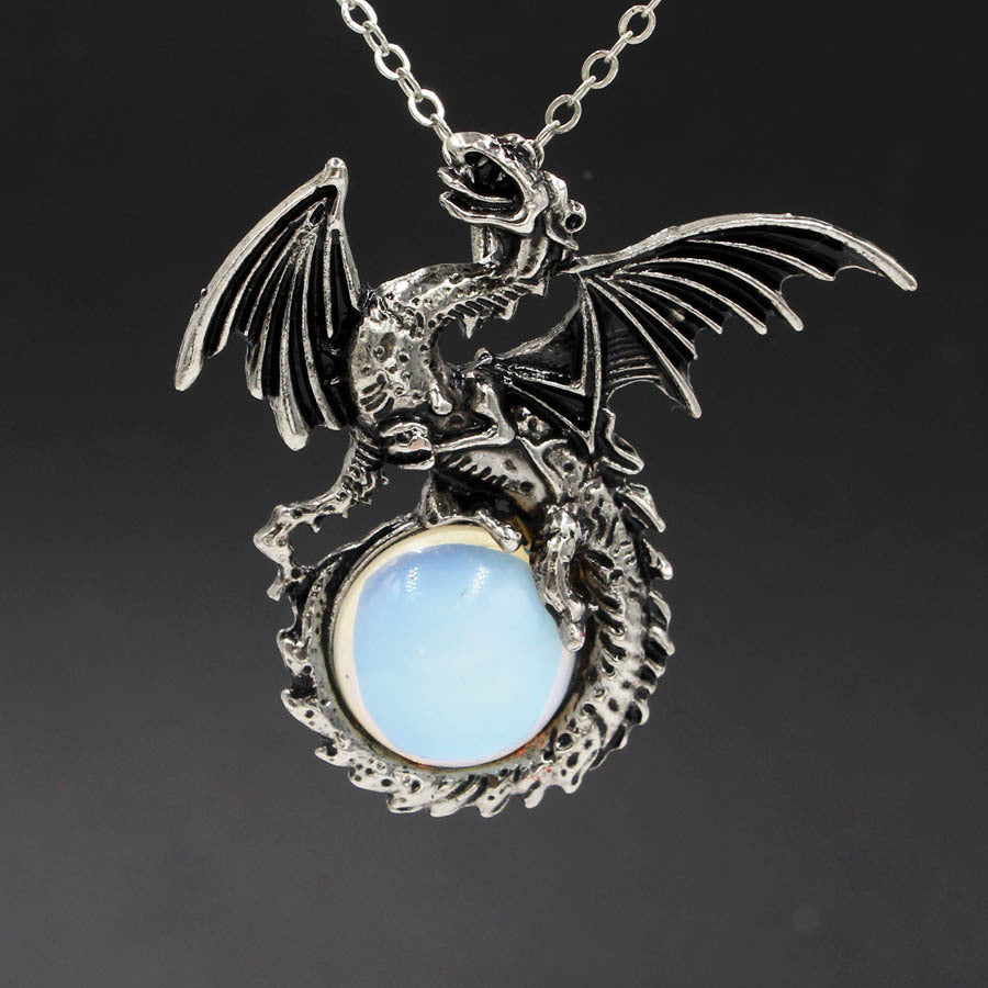 Dragon Sentinel Orb Necklace