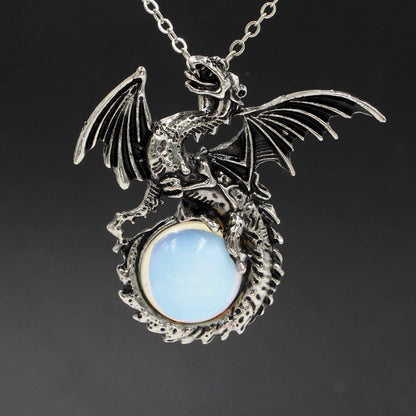 Dragon Sentinel Orb Necklace