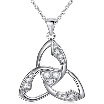 A Whisper of Love and Protection Triquetra Necklace