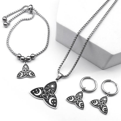 Mystic Night Triquetra Amulet Set