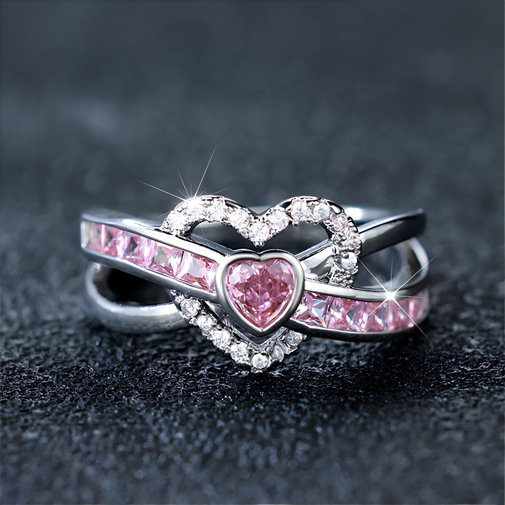 Heartlight Infinity Ring