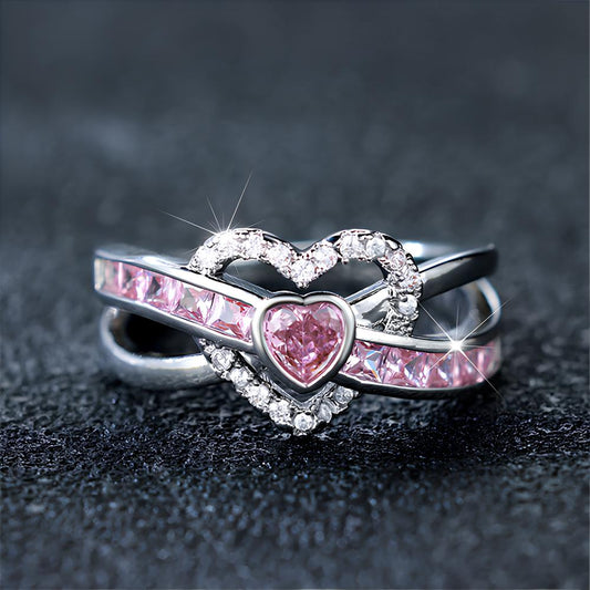 Heartlight Infinity Ring