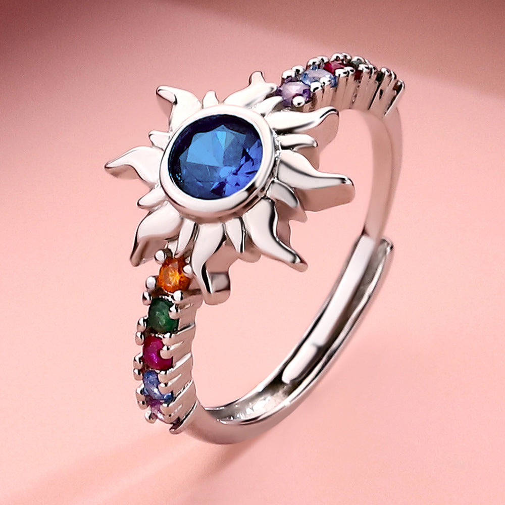 Solar Radiance Crystal Ring