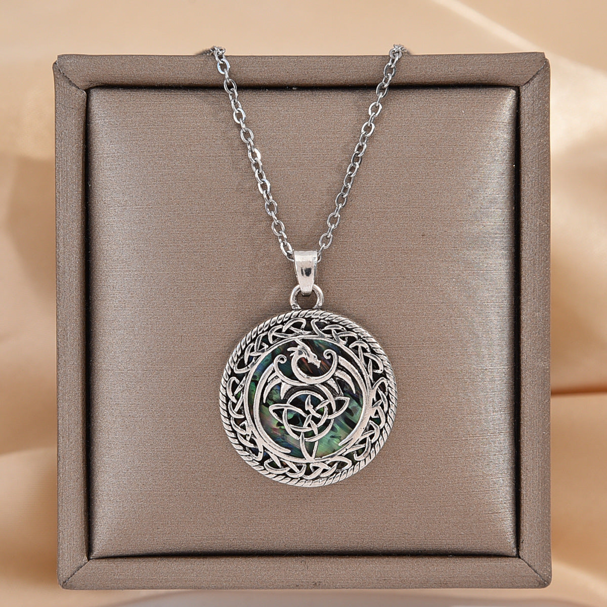 Celtic Triquetra Necklace of Courage