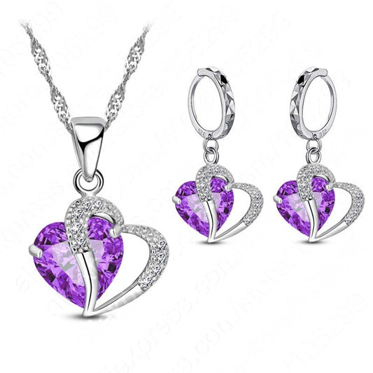 Enchanted Heart Amethyst Harmony Set