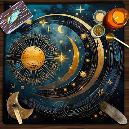 Celestial Harmony Tarot Tablecloth